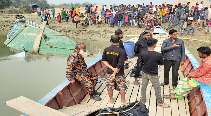 মধুমতিতে ট্রলার ডুবি : এক জনের লাশ উদ্ধার