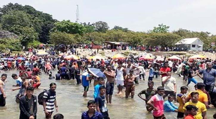 ৩ দিনের ছুঁটিতে সিলেটে পর্যটন এলাকা লোকে লোকারণ্য