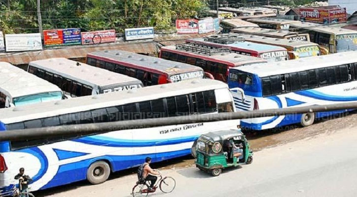 দু দিন ধরে রাজশাহীতে বাস চলাচল বন্ধ