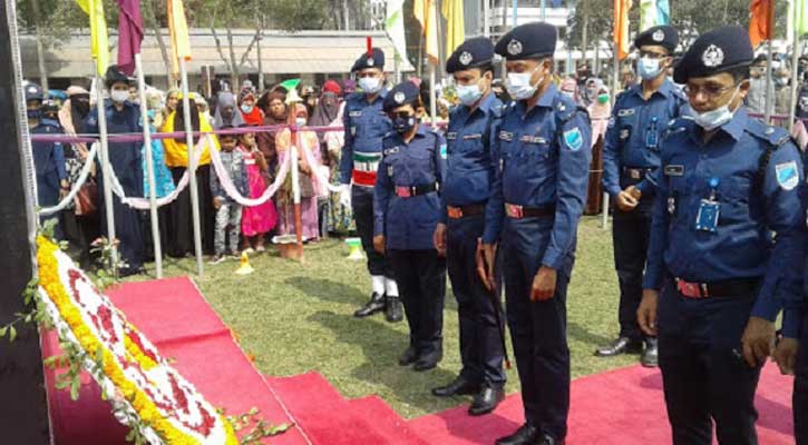 ফরিদপুরে  ‘পুলিশ মেমোরিয়াল ডে’ ২০২১ পালিত