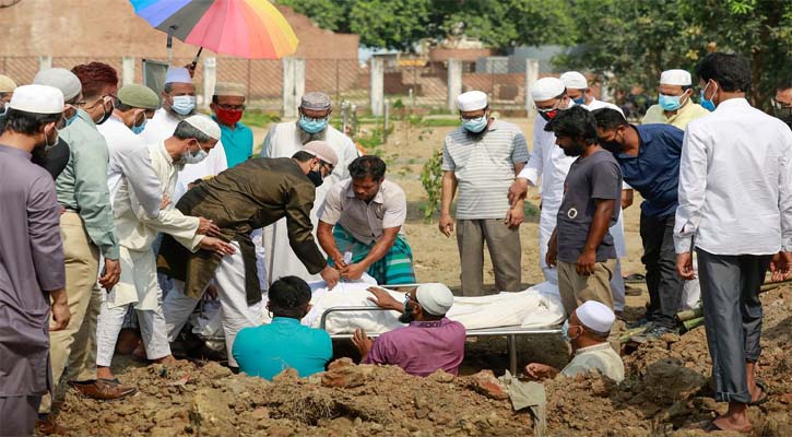 গত ২৪ ঘণ্টায় করোনায় দ্বিতীয় সর্বোচ্চ মৃত্যু