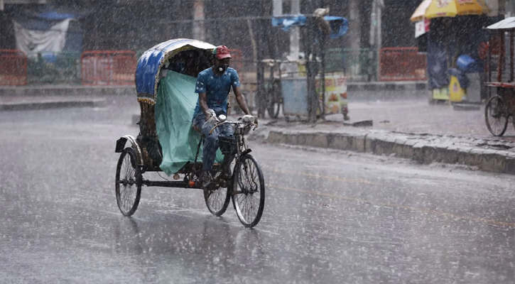 রাজধানীসহ সারা দেশে বজ্রসহ বৃষ্টির আশঙ্কা