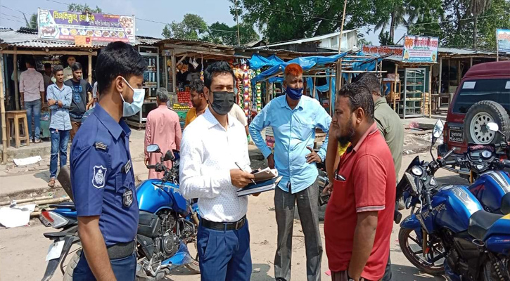 জীবননগরে মোবাইল কোর্টের অভিযানে অর্থদণ্ড