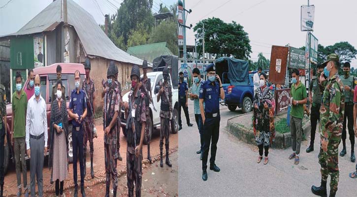 জুড়ীতে কঠোর লকডাউন বাস্তবায়নে তৎপর উপজেলা প্রশাসন