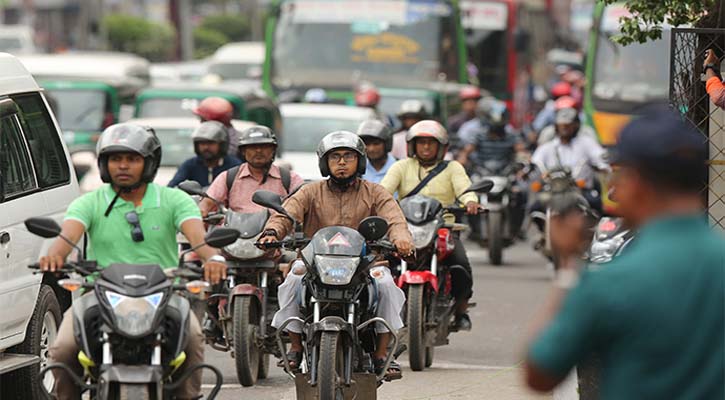 করোনা: ঝুঁকিমুক্ত বাহনের শীর্ষে মোটরসাইকেল