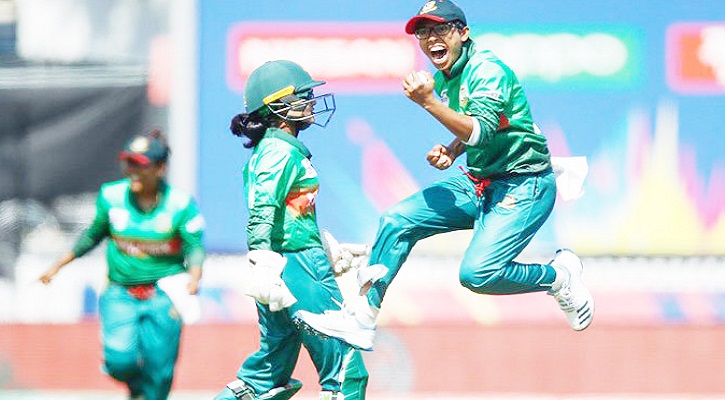 পাকিস্তানকে হারিয়ে বিশ্বকাপ মিশনে বাংলাদেশ নারী ক্রিকেট দল