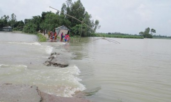 যমুনার পানি আবারও বিপৎসীমার ওপরে