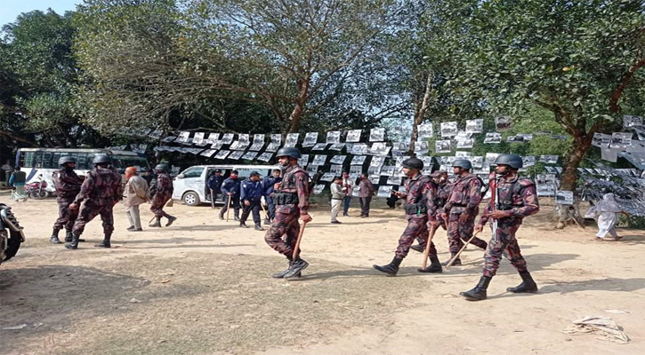 শ্রীপুরে ভোট স্থগিত, ধাওয়া-পাল্টা ধাওয়া