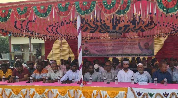 নিয়ামতপুরে রিক্সা ভ্যান অটো চালকদলের মতবিনিময় ও পরিচিতি সভা