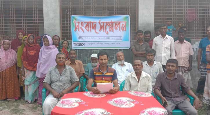 মান্দায় অতর্কিত হামলার ঘটনায় বিচারের দাবিতে সংবাদ সম্মেলন