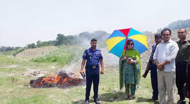 কোটচাঁদপুর কপোতাক্ষ নদে নির্বাহী কর্মকর্তার অভিযান