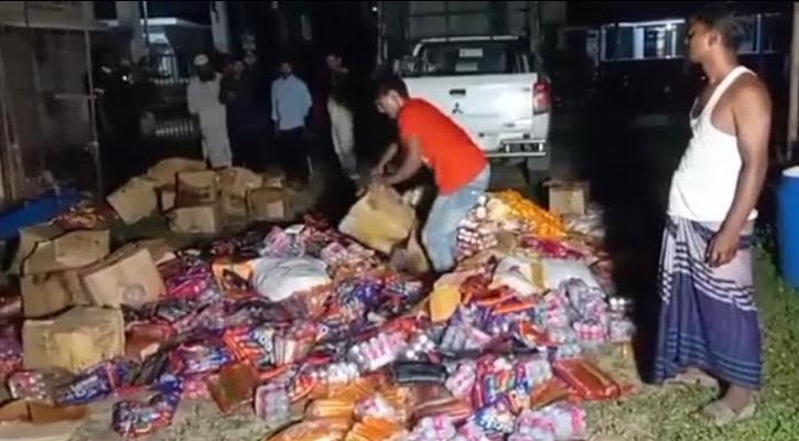 বোয়ালমারীতে নকল শিশু খাদ্যের কারখানায় যৌথবাহিনীর অভিযান, ৫০ হাজার টাকা জরিমানা