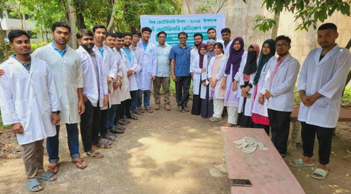 পবিপ্রবিতে ফ্রি ভেটেরিনারি মেডিকেল ক্যাম্পেইন অনুষ্ঠিত