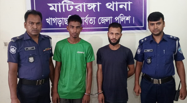 মাটিরাঙ্গায় মাদকসহ আটক ২ ট্রাক জব্দ