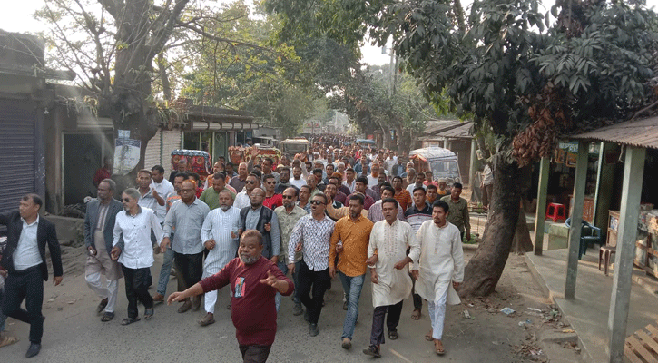 ২১ আগস্ট গ্রেনেড হামলার মামলার রায়, মদনে বিএনপি‍‍`র আনন্দ মিছিল