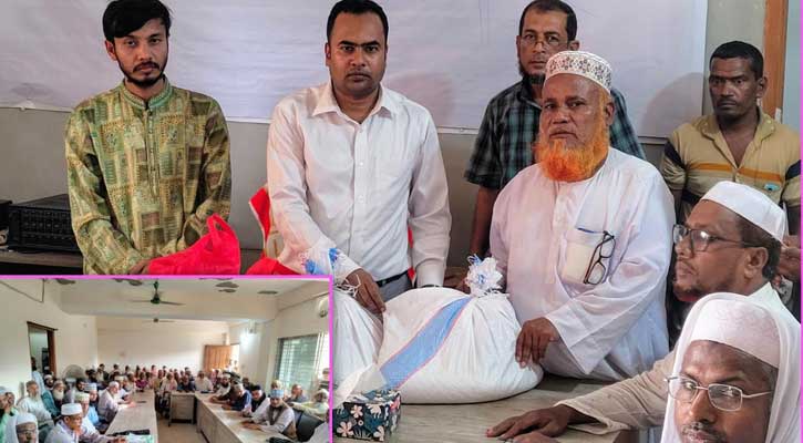 মসজিদের খতিব, ইমাম ও মুয়াজ্জিনদের ঈদ উপহার দিলেন প্রশাসক