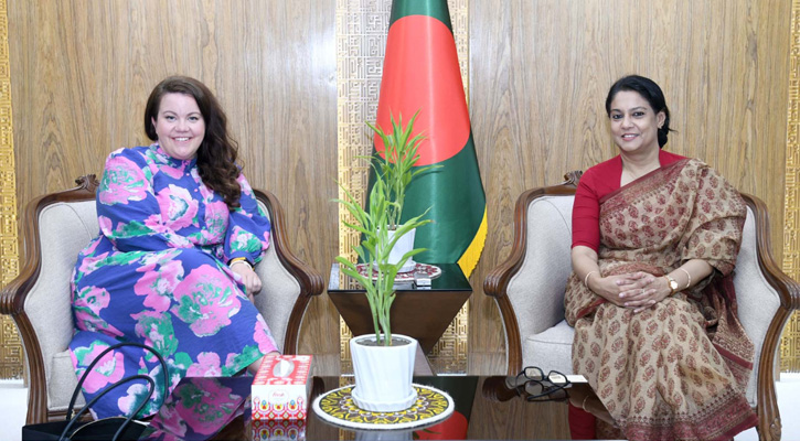 পরিবেশ উপদেষ্টা রিজওয়ানা হাসানের সঙ্গে নরওয়ের স্টেট সেক্রেটারির বৈঠক