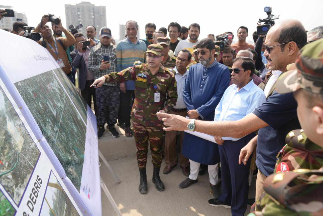 খাল দখলদারদের ধিক্কার জানিয়েছেন ডিএনসিসি মেয়র