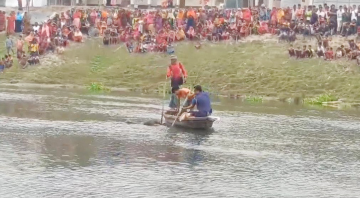 শিবগঞ্জে পাগলা নদী থেকে গলায় বালুর বস্তা বাঁধা অজ্ঞাতনামা ব্যক্তির মরদেহ উদ্ধার