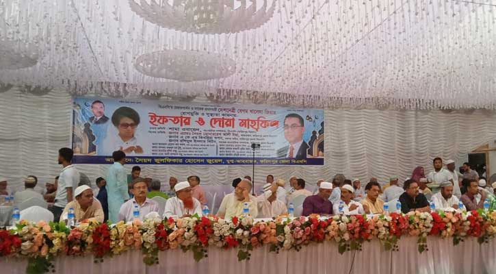 খালেদা জিয়ার রোগ মুক্তি কামনায় দোয়া ও ইফতার মাহফিল