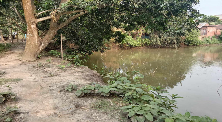 মান্দায় এক প্রবাসীর জমি জবরদখলের অভিযোগ