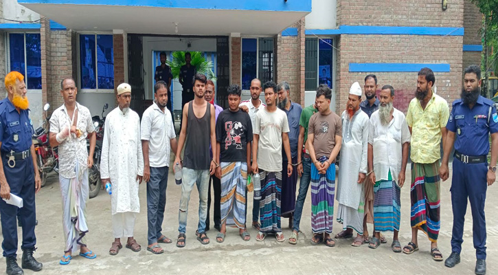 সদরপুরে সেনাবাহিনী ও পুলিশের যৌথ অভিযানে ১৫ জন আটক