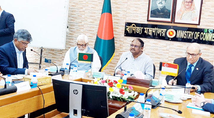 বিনিয়োগ বাড়াতে বাংলাদেশ-সিঙ্গাপুর সহযোগিতামূলক চুক্তি সই