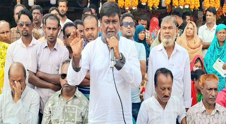 গোবিন্দগঞ্জে অবরোধের প্রতিবাদে মহাসড়কে আওয়ামী লীগের অবস্থান কর্মসূচি