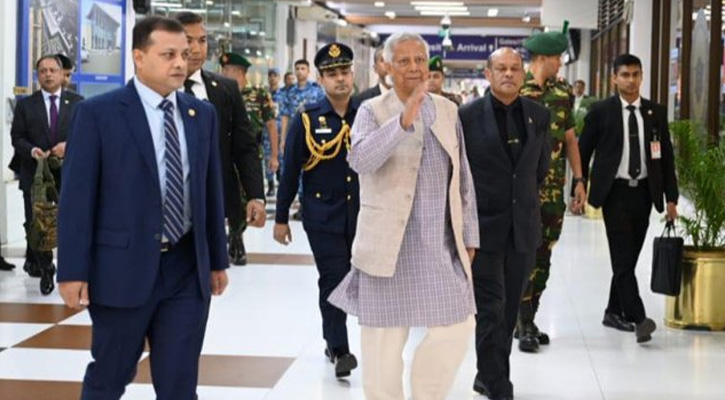 বিমসটেক সম্মেলন শেষে দেশে ফিরলেন প্রধান উপদেষ্টা
