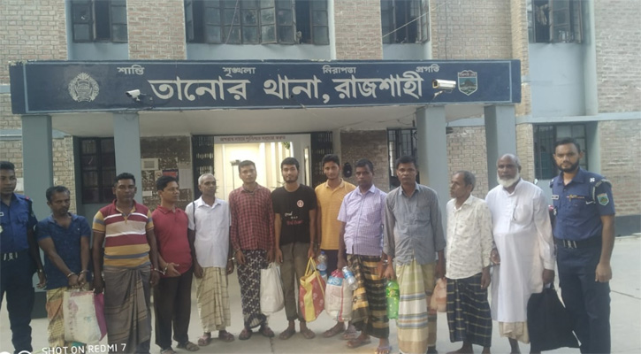 তানোরে নাশকতার অভিযোগে বিএনপির ১১জন নেতাকর্মী গ্রেফতার