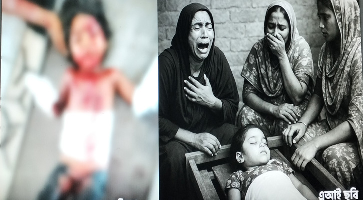 যশোরে ককটেল বিস্ফোরণে আহত শিশু খাদিজার মৃত্যু