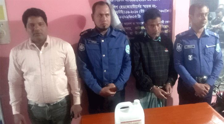 পীরগঞ্জে মাদক সহ এক ব্যক্তি গ্রেপ্তার