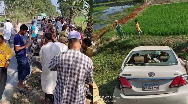 কালাইয়ে প্রাইভেট কার-অটোভ্যানের মুখোমুখি সংঘর্ষে নিহত ২, আহত ২