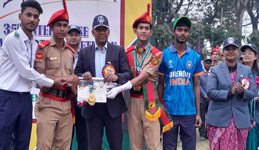 যশোর ক্যান্টনমেন্ট কলেজের বার্ষিক ক্রীড়ার পুরস্কার বিতরণ