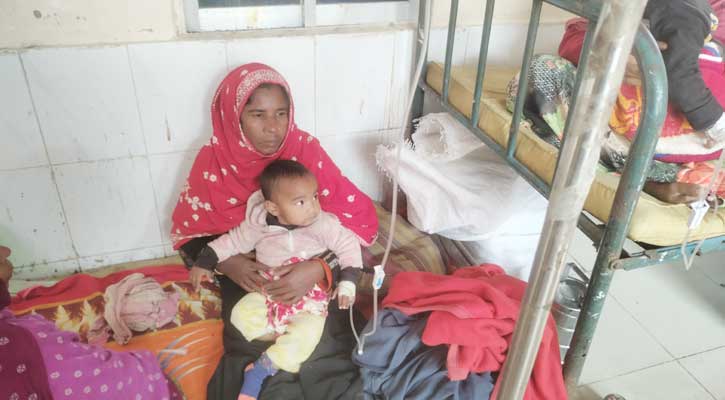 ভূরুঙ্গামারীতে শীতে শিশু ডায়রিয়ার প্রকোপ বেড়েছে