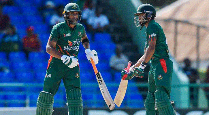 সাকিব-রিয়াদের ব্যাটে বাংলাদেশের মান বাঁচানো টার্গেট