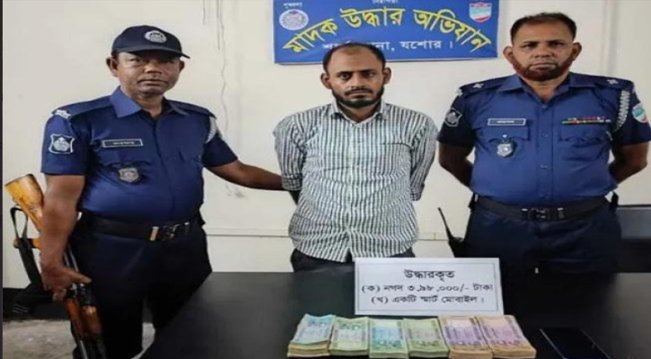 যশোরের শার্শায় শিশু মুক্তিপণের টাকাসহ অপহরণকারী আটক
