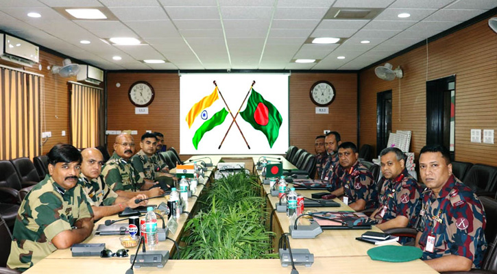 ভারতের পেট্রাপোলে দুদেশের বিজিবি-বিএসএফ’র সমন্বয় সভা অনুষ্ঠিত