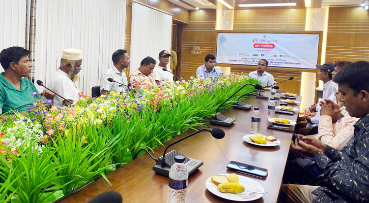 কমলগঞ্জে ভূমি মেলা উপলক্ষে প্রেস কনফারেন্স