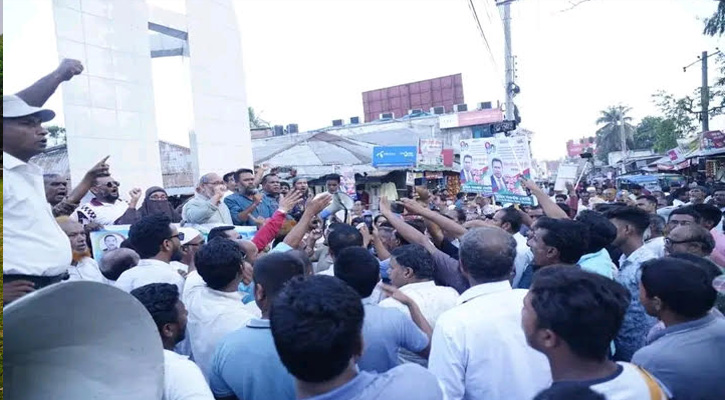 সাবেক এমপি তুহিনের মুক্তির দাবিতে ডিমলায় গণমিছিল
