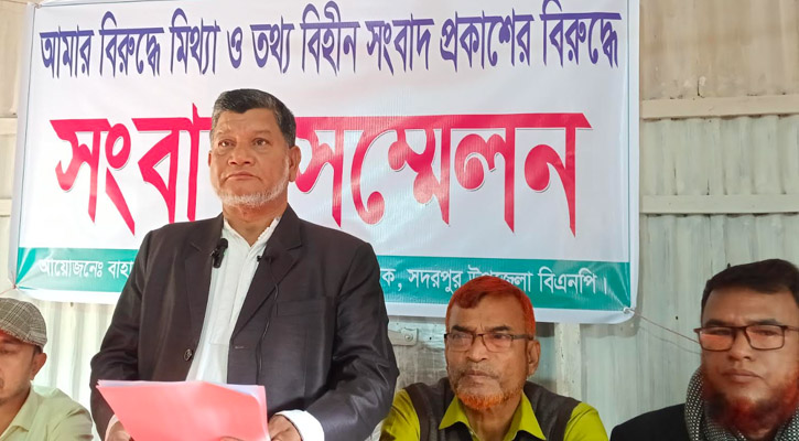 আসামি ছিনতাইয়ে জড়িত নই দাবী করে বিএনপি নেতার সংবাদ সম্মেলন