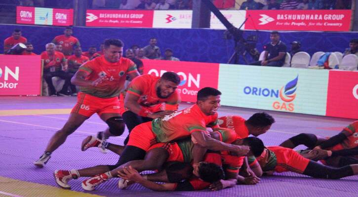 বঙ্গবন্ধু আন্তর্জাতিক কাবাডিতে বাংলাদেশের হ্যাটট্রিক জয়