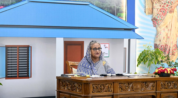 ঘূর্ণিঝড় রেমালে ক্ষতিগ্রস্তদের বাড়ি নির্মাণ করে দেয়া হবে: প্রধানমন্ত্রী