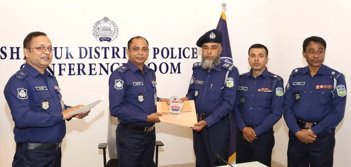 শেরপুর জেলা পুলিশের মাসিক অপরাধ পর্যালোচনা সভা অনুষ্ঠিত