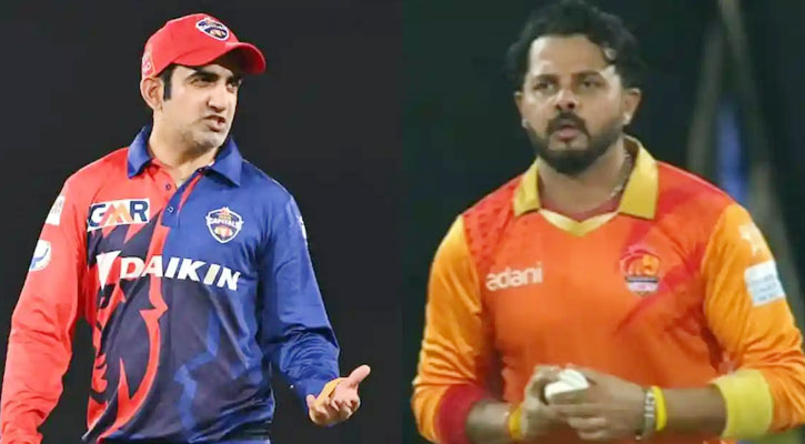 গম্ভীরের সমালোচনা করায় শ্রীশান্তকে আইনি নোটিশ