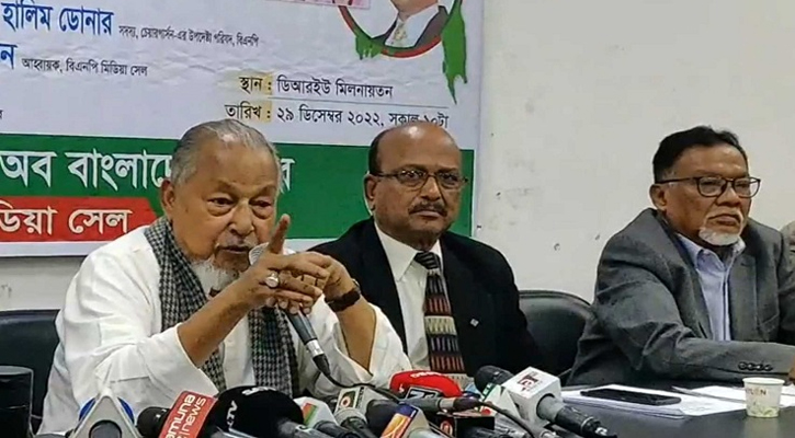 সরকার জনগণকে ভোট দেয়ার সুযোগ দিচ্ছে না: নজরুল ইসলাম