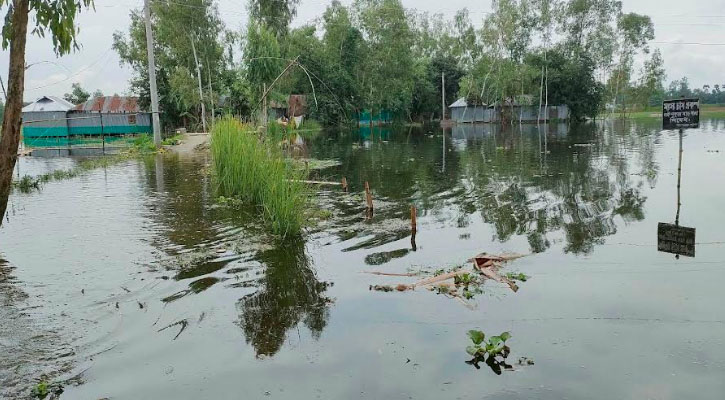 তিস্তার পানি বিপদসীমার  উপরে, পানি বন্দি ১৫ হাজার পরিবার