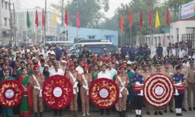 শেরপুরে যথাযোগ্য মর্যাদায় মহান স্বাধীনতা দিবস পালিত
