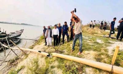 ফরিদপুরের আলফাডাঙ্গায় বালু উত্তোলনের দায়ে ৪ লাখ টাকা অর্থদণ্ড