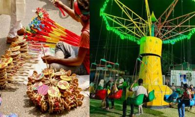 ধনবাড়ীতে ঐতিহ্যবাহী বৈশাখী মেলা শুরু বাঁশি-একতারা-ঢোল-পুতুলে জমজমাট মেলা